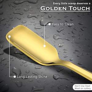 Cuchara, tenedor y cuchillo de acero inoxidable para bodas, hoteles, restaurantes y fiestas, cubiertos plateados, agitador para cócteles - Product Image 4