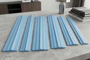 Profilé d'extrusion en PVC Taj Patti, garniture décorative en plastique pour meubles, armoires, revêtement mural, décoration intérieure - Product Image 5