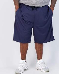 Shorts de performance athlétique pour hommes, grande taille, en tissu respirant et mesh - Product Image 4