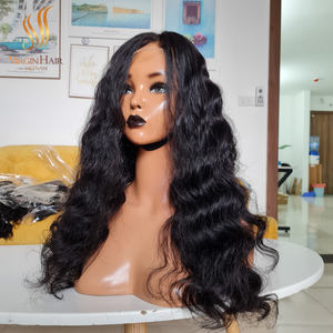 Wholesale Price Natural Wavy Wig 100% Raw Cambodian Hair Human Hair Wigs for Women High Quality by Virgin Hair Vietnam - Product Image 3
