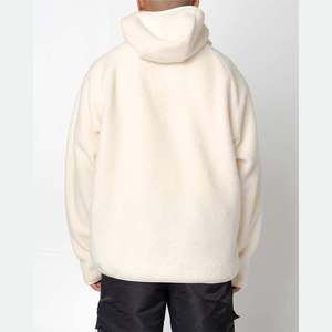 Sudadera con capucha tipo balaclava personalizada para hombre, 100% algodón, gruesa, extragrande, con cremallera completa, estilo ninja, streetwear, doble capucha - Product Image 3