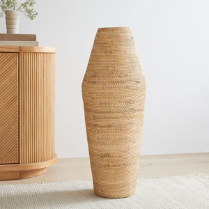 Rattan <b>Vase</b> Big Medium <b>Small</b> Size Decorative <b>Vases</b> for Home Decor Custom logo Private Brand - Product Image 2