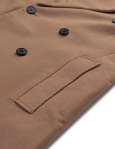 <b>Men</b> Formal Wool <b>Coat</b> Business Winter Overcoat Classic Button Front Elegant Tailoring OEM ODM Private Label Wholesale Supplier - Product Image 4