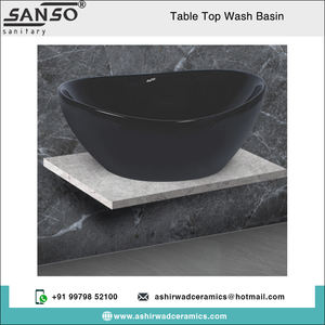 อ่างล้างจานเซรามิกทรงรีแบบแขวนติดผนังดีไซน์ทันสมัยเป็นมิตรกับสิ่งแวดล้อมรับประกัน5ปี - Product Image 2