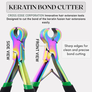 Meilleur outil d'extension de cheveux de liaison de kératine Outil de coupe de liaison de kératine robuste Outil de coupe de liaison de fusion en acier inoxydable - Product Image 3