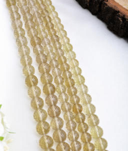 Cuentas de Cuarzo Natural Facetadas en Forma de Bola de 16 Pulgadas para la Elaboración de Joyería Fina, Cuentas de Piedras Preciosas - Product Image 1