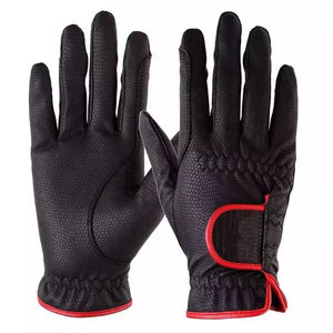 Gants d'équitation professionnels de haute qualité en cuir véritable respirant avec fermeture éclair pour femmes, pour une utilisation sportive en plein air - Product Image 5