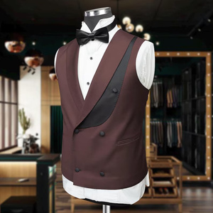 Costume de smoking brodé en vison pour homme, revers châle floral, ensemble blazer pour mariage et soirée, tenue de cérémonie personnalisée - Product Image 3