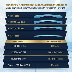 เลนส์แว่นตาแบบโปรเกรสซีฟปรับแต่งได้ IOT Design Lumina Adaptix Professional 1.61 Index ป้องกันรังสียูวี 400 แบบกำหนดเองได้ - Product Image 5