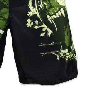 Shorts de combat respirants personnalisés avec logo, vêtements de fitness MMA, shorts de fitness à séchage rapide, shorts en polyester satiné pour arts martiaux, shorts MMA - Product Image 6