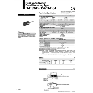 SMC Pneumatics <b>Auto</b> <b>Switch</b> D-B54 - Product Image 2