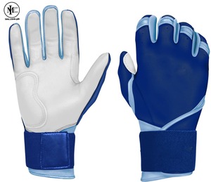 Gants de frappe de baseball modernes en cuir avec paume rembourrée, forte adhérence et poignet flexible - Product Image 2