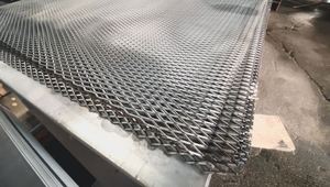 Galvanized Expanded Metal Mesh <b>Sheet</b> & Panel with Hexagon Holes for Filter Fence Construction Applications - Product Image 4