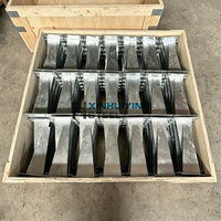 Support d'ancrage robuste pour clôture à ailettes de requin avec finition galvanisée à chaud anti-rouille pour clôture de jardin en métal à lattes hors sol