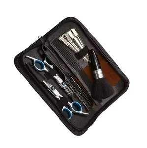 6 Piece Barber Tool Set Hair Cutting <b>Scissors</b> Thinning Shears Comb Salon Kit with Zipper Case - Product Image 6