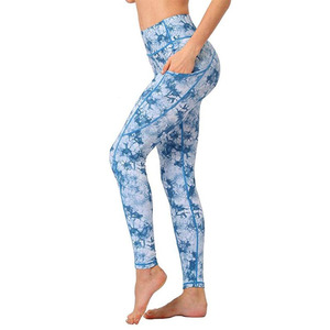 กางเกงโยคะผู้หญิงรุ่นใหม่ล่าสุด ขายดี ระบายอากาศได้ดี ผ้าถักคุณภาพสูง เอวยางยืดใส่สบาย รับผลิตพร้อมโลโก้ตามสั่ง - Product Image 2