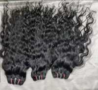 Extensions de cheveux humains bouclés non traités, tissage profond, faites à la main, pour exportateurs en gros
