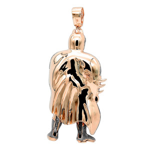 Colgante de Moissanita de Plata 925 de Alta Calidad Personalizado, Joyería Hip Hop, Colgante con Rostro de Dibujos Animados y Diamantes de Moissanita - Product Image 6