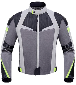<b>Summer</b> Unisex <b>Motorcycle</b> <b>Jacket</b> Breathable Mesh Printed with CE Armor Waterproof & Flame-Retardant Protective Design - Product Image 1