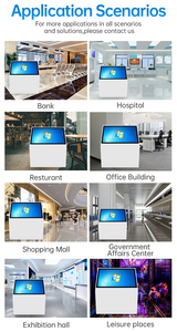 Giá tốt nhất 32 43 55 inch Android đa phương tiện màn hình cảm ứng <span class=keywords><strong>kiosk</strong></span> l-hình Wifi SDK tầng thường vụ sân bay trong nhà trung tâm thanh toán - Product Image 4