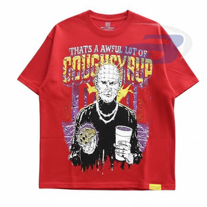 เสื้อยืดผู้ชายลายอนิเมะ ทรงโอเวอร์ไซส์ ผ้าฝ้าย 100% เนื้อผ้าปานกลาง - Product Image 5