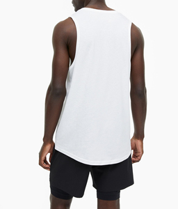 Camiseta sin Mangas Deportiva para Hombre, Transpirable, de Alta Calidad, Cuello Redondo, Diseño Liso, 100% Poliéster, Secado Rápido, para Verano, Venta al Por Mayor - Product Image 3