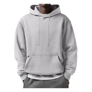 Customizable Polyester Cotton Winter French Terry <b>Tech</b> Sporty Blank Soft Light Weight Unisex Pullover Hoodie - Product Image 4