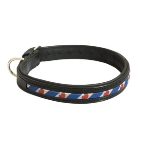 ปลอกคอสุนัขบุนวมหนังแท้คุณภาพสูงมาใหม่พร้อมท่อส่งฟรีผู้ผลิตซาวันส่งออก - Product Image 4