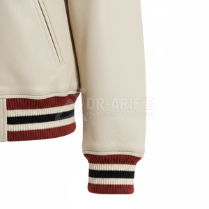 Nuevo estilo Streetwear para hombre Varsity College Jacket Vintage sudadera Custom Patchwork Jackets - Product Image 4