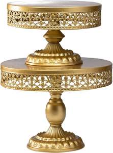 Support à gâteau décoratif haut de gamme pour table de desserts de mariage, présentoir élégant pour boulangerie et usage domestique - Product Image 6