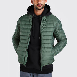 Veste matelassée décontractée pour homme avec fermeture éclair et poches, idéale pour l'extérieur – Nouvelle collection en promotion - Product Image 1