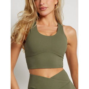 Ensemble 2 pièces de shorts de yoga solides de haute qualité pour femmes, respirant et écologique, vêtements de sport - Product Image 6