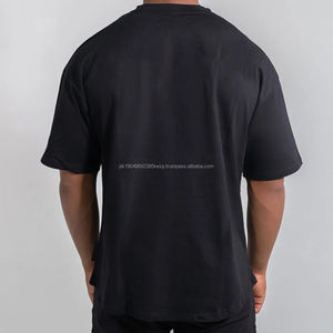 Camiseta Negra Lisa de Alta Calidad, 100% Algodón, Personalizable con Logotipo, Cuello Redondo para Hombre - Product Image 2
