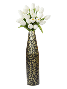 Jarrón de Aluminio de Diseño Elegante para Arreglos Florales y Decoración de Interiores con Bordes Suaves y Base Estable para Decorar - Product Image 3