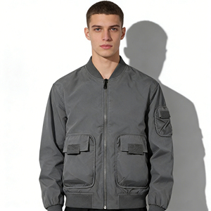 Chaqueta Bomber para Hombre, Ropa de Moda Ligera, Fabricante Mayorista, Chaqueta Bomber para Hombre, Ropa Exterior de Inspiración Urbana - Product Image 1