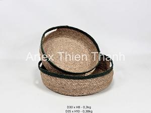 Multi Purpose Seagrass Bowl Handmade Woven Storage <b>Basket</b> Handcrafted Seagrass <b>Basket</b> Bowl Natural Home Decoration from Vietnam - Product Image 1