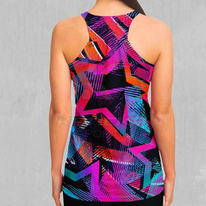 Women Tank <b>Top</b> Soft Cotton Casual Sleeveless Design Breathable Eco-Friendly Summer Fashion Daily Wear Front Logo - Product Image 2