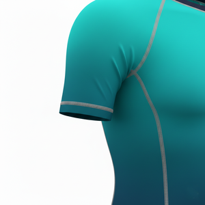 Maillot de compression personnalisé imprimé pour hommes, femmes et enfants – MMA, BJJ, Jiu-Jitsu, entraînement sans kimono – Haut durable sublimé pour la natation - Product Image 5