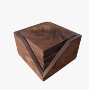 Sous-verres en bois de fabrication indienne, vente en gros, forme ronde, écologiques, réutilisables, tapis de table, qualité export - Product Image 1