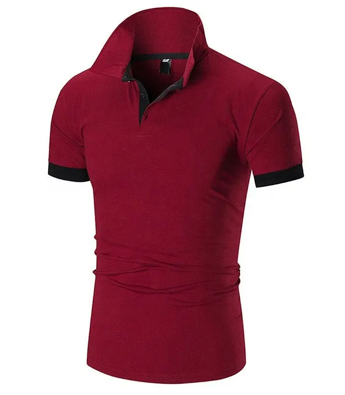 Мужская футболка-поло, модная Высококачественная фабричная спортивная рубашка-поло с коротким рукавом, профессиональная Качественная мужская рубашка-поло