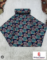 Kain Katun Cetak Lilin Ankara Afrika Premium Grosir Gaya Nigeria untuk Gaun, Fashion, dan Pembuatan Khusus