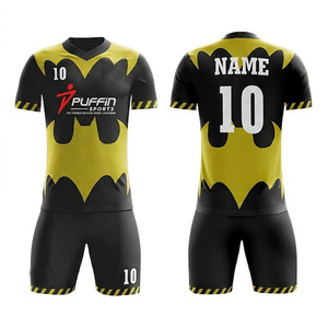 L'usine OEM produit des uniformes de football en Spandex/Polyester à séchage rapide avec logo personnalisé et une distribution mondiale pour les clubs et les écoles. - Product Image 1
