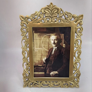 High Quality Gold Brass Photo <b>Frame</b> with Unique Design Handmade Durable & Eco-Friendly Decorative <b>Frame</b> for Tabletop Display - Product Image 2