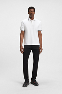 Polo à manches courtes en coton pour hommes, polo de golf à séchage rapide, chemise à manches courtes anti-humidité - Product Image 3