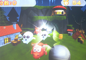 Juego <span class=keywords><strong>de</strong></span> pared <span class=keywords><strong>de</strong></span> proyección interactiva para niños Ball Toss Shooting + Drawing + Touch Interaction Sistema <span class=keywords><strong>de</strong></span> juego educativo - Product Image 3