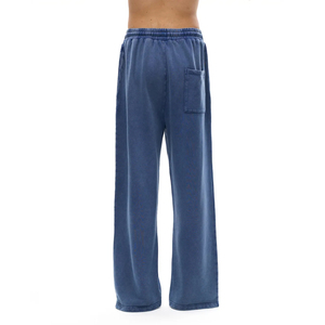Pantalones deportivos personalizados para hombre y mujer, cintura elástica con cordón, pierna recta, ajuste holgado, OEM ODM, venta al por mayor, lavado ácido - Product Image 4