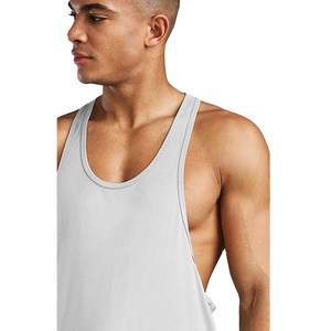 Chaleco Deportivo Personalizado para Hombre, Diseño 2026, Liso, Ajustado, OEM, Alta Calidad, Secado Rápido, Transpirable, Anti-Pilling, Cuello Redondo, para Entrenamiento - Product Image 6
