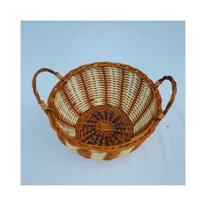 Plateau tissé en fougère et bambou naturels – Rangement décoratif écologique pour la maison, les restaurants et les centres de villégiature - Product Image 4