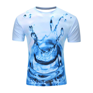 Custom Sublimation T <b>Shirt</b> OEM Service Factory Price Sportswear <b>100</b>% <b>Polyester</b> Tee Men Sublimation T <b>Shirt</b> - Product Image 1