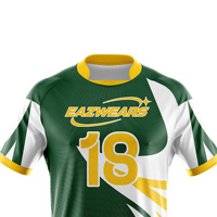 Uniforme de Rugby Personalizado OEM ODM, Conjunto de Camiseta y Pantalones Cortos de Rugby de Primera Calidad, Fabricante de Ropa Deportiva por Sublimación, Proveedor de Alibaba